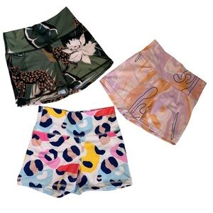 Bundle Greenfit of 3 leggings One size fits all runs like xsmall from colombia